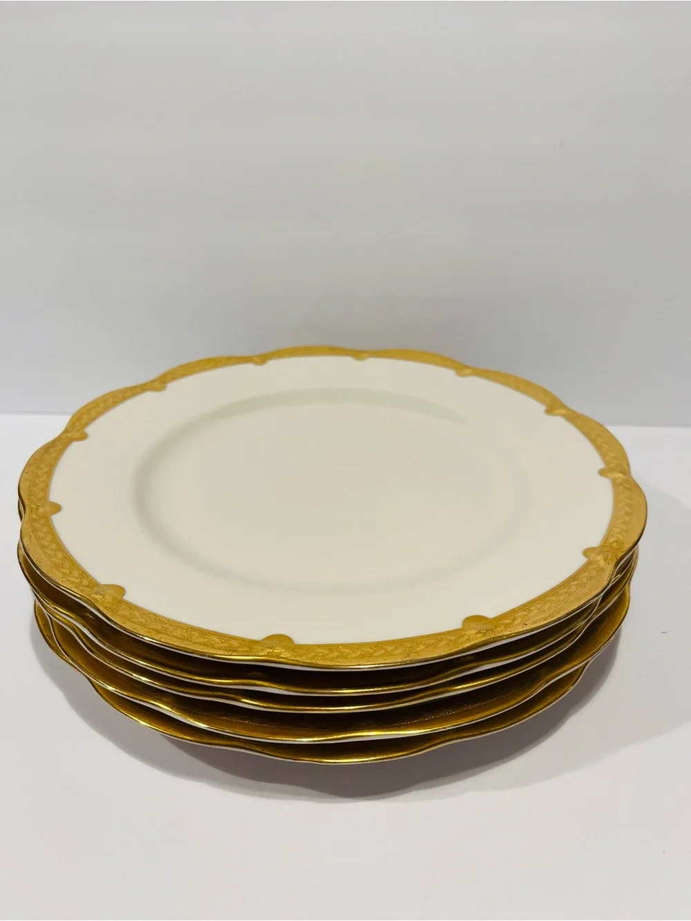 Antique Theodore Haviland New York Made in America Diner Plates Set of 5 Rare